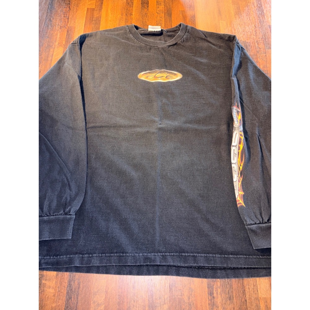 Orange County Choppers Long Sleeve Shirt Mens XL Black Graphic Tee OCC Sword